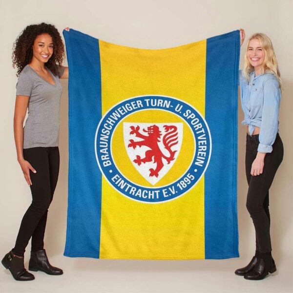 Eintracht Braunschweig Blau Gelb 11 Fleecedecke - Decke