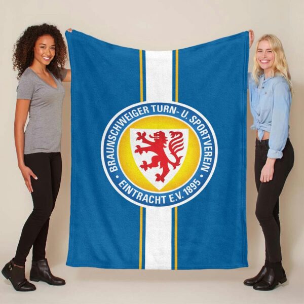 Eintracht Braunschweig Blau Gelb 13 Fleecedecke - Decke