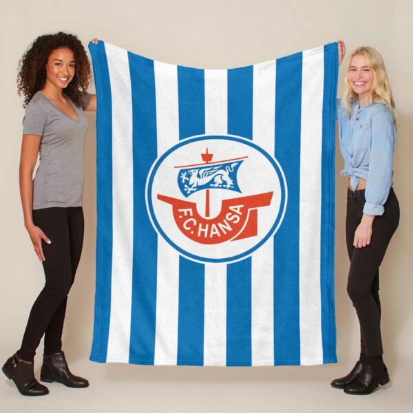 FC Hansa Rostock HAN 03 Fleecedecke - Decke