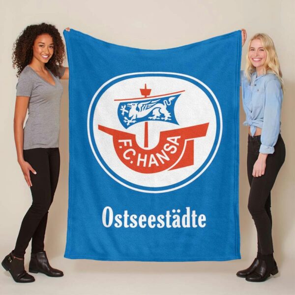 FC Hansa Rostock HAN 05 Fleecedecke - Decke