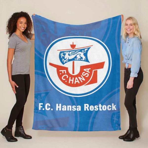 FC Hansa Rostock HAN 06 Fleecedecke - Decke