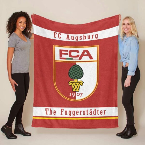 FC Augsburg Der Fuggerstädter FCA15 Fleecedecke - Decke