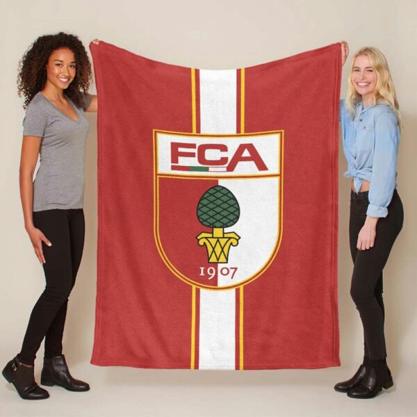 FC Augsburg Der Fuggerstädter FCA16 Fleecedecke - Decke