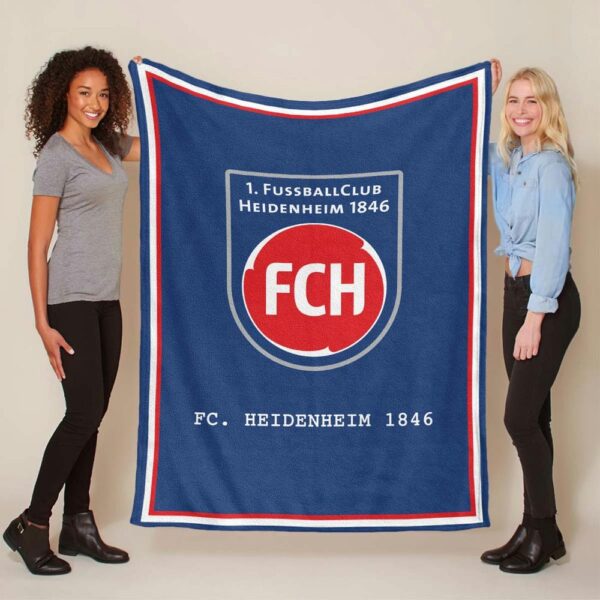FC Heidenheim 1846 für Fans 01 Fleecedecke - Decke