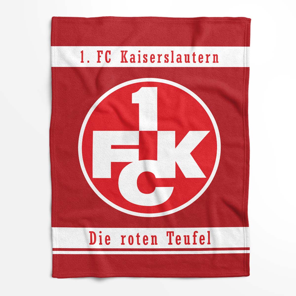 FC Kaiserslautern 1FCK Die roten Teufel Fleecedecke - Decke – Bild 2