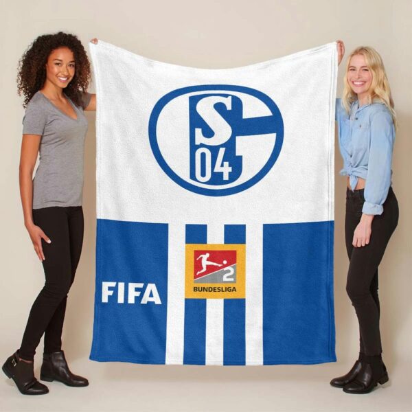FC Schalke 04 Spezial Style 1001 Fleecedecke - Decke