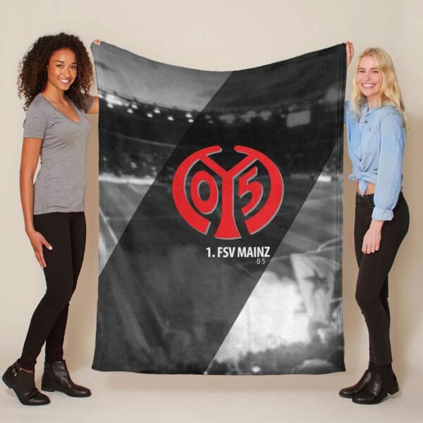 FSV Mainz 05 Fußballverein M05 Fleecedecke - Decke