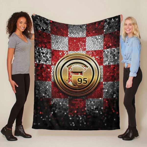 Fortuna Düsseldorf Rauten-Style Fleecedecke - Decke