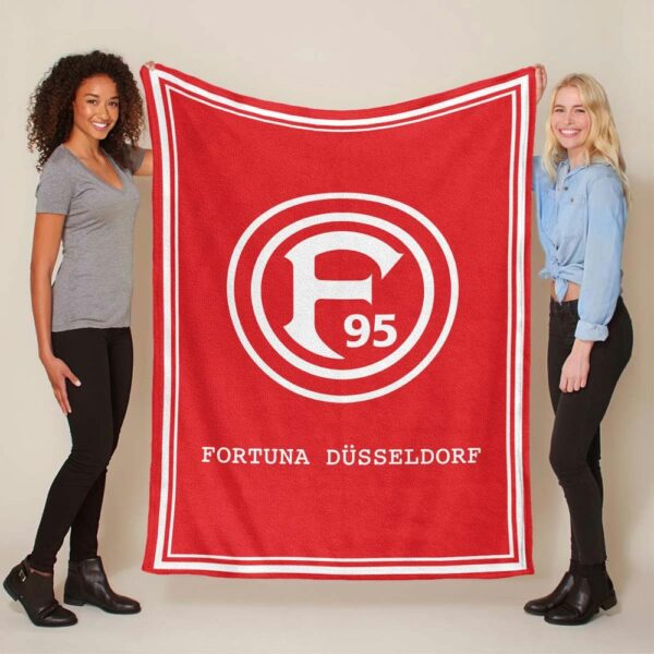 Fortuna Düsseldorf für Fans 01 Fleecedecke - Decke