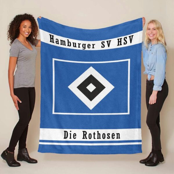 Hamburger SV HSV 16 Fleecedecke - Decke