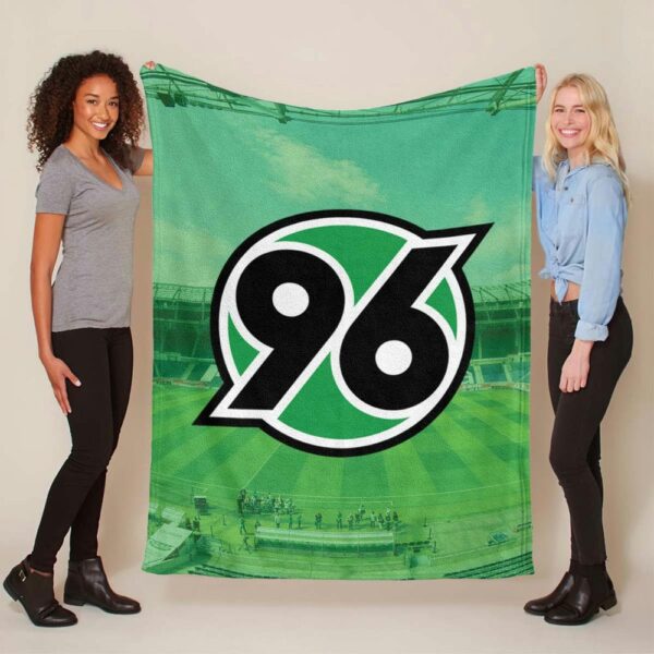 Hannover 96 Feldgrün Fleecedecke - Decke