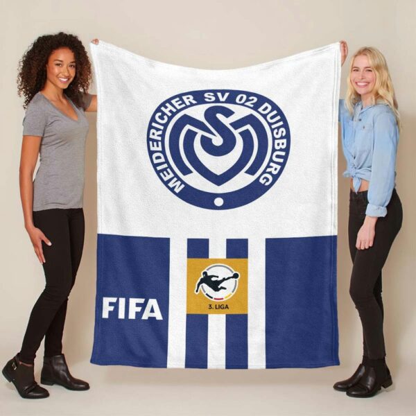 MSV Duisburg 1001 Fleecedecke - Decke