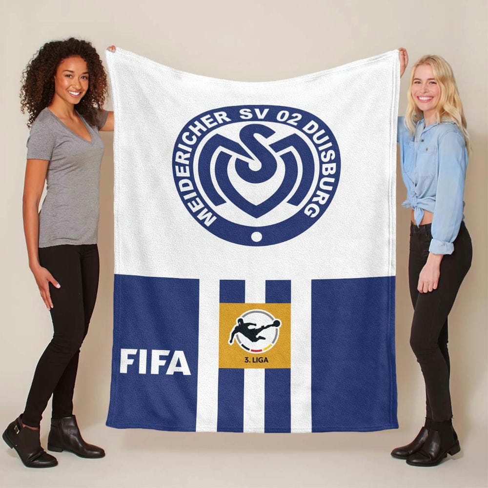MSV Duisburg 1001 Fleecedecke - Decke