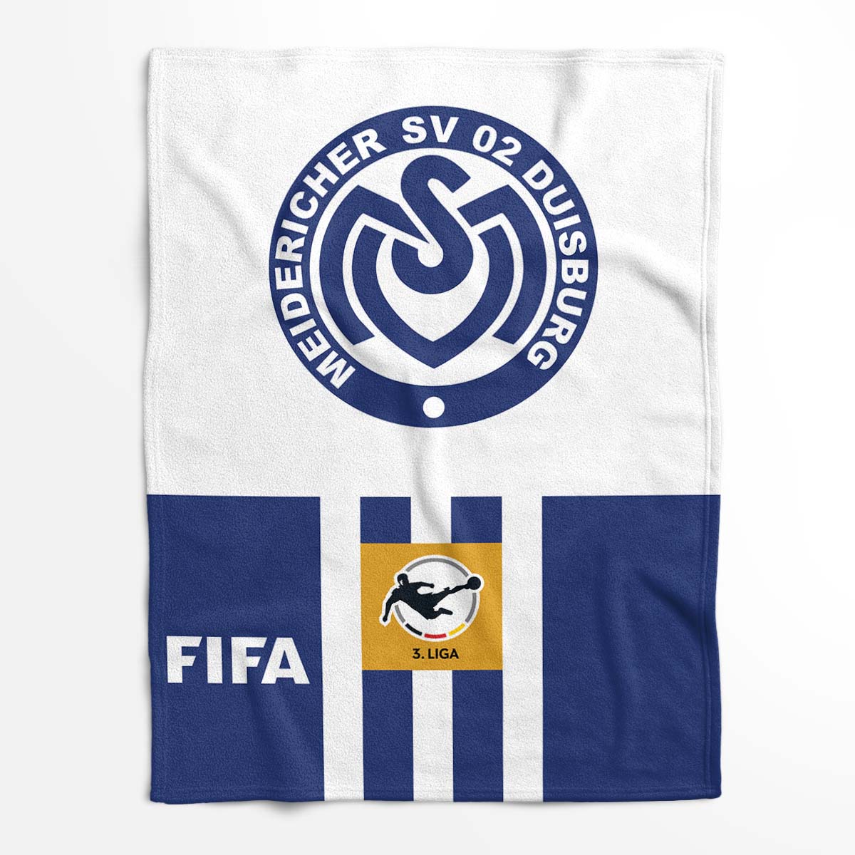 MSV Duisburg 1001 Fleecedecke - Decke – Bild 2