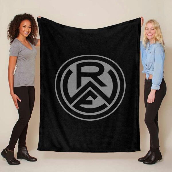 Rot-Weiss Essen RWE Grau Fleecedecke - Decke