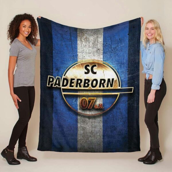 SC Paderborn 07 eV blaumetallic Fleecedecke - Decke