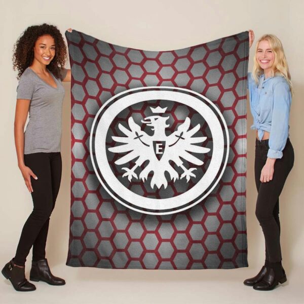 SGE Eintracht Frankfurt Fußballverein FC12 Fleecedecke - Decke
