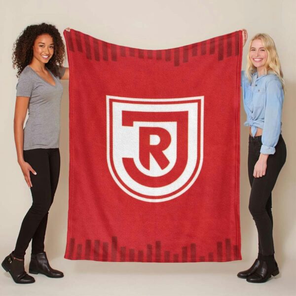 SSV Jahn Regensburg rot 03 Fleecedecke - Decke