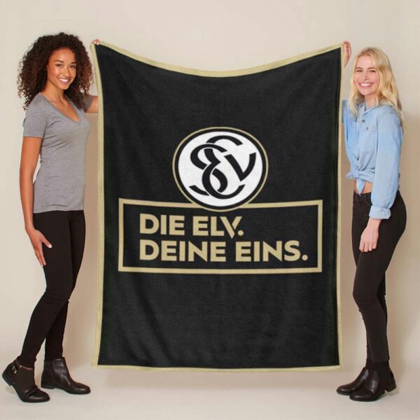 SV 07 Elversberg sve elv deine eins Fleecedecke - Decke