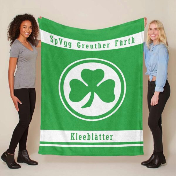 SpVgg Greuther Fürth Grün 05 Fleecedecke - Decke