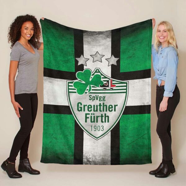 SpVgg Greuther Fürth Grün Fleecedecke - Decke