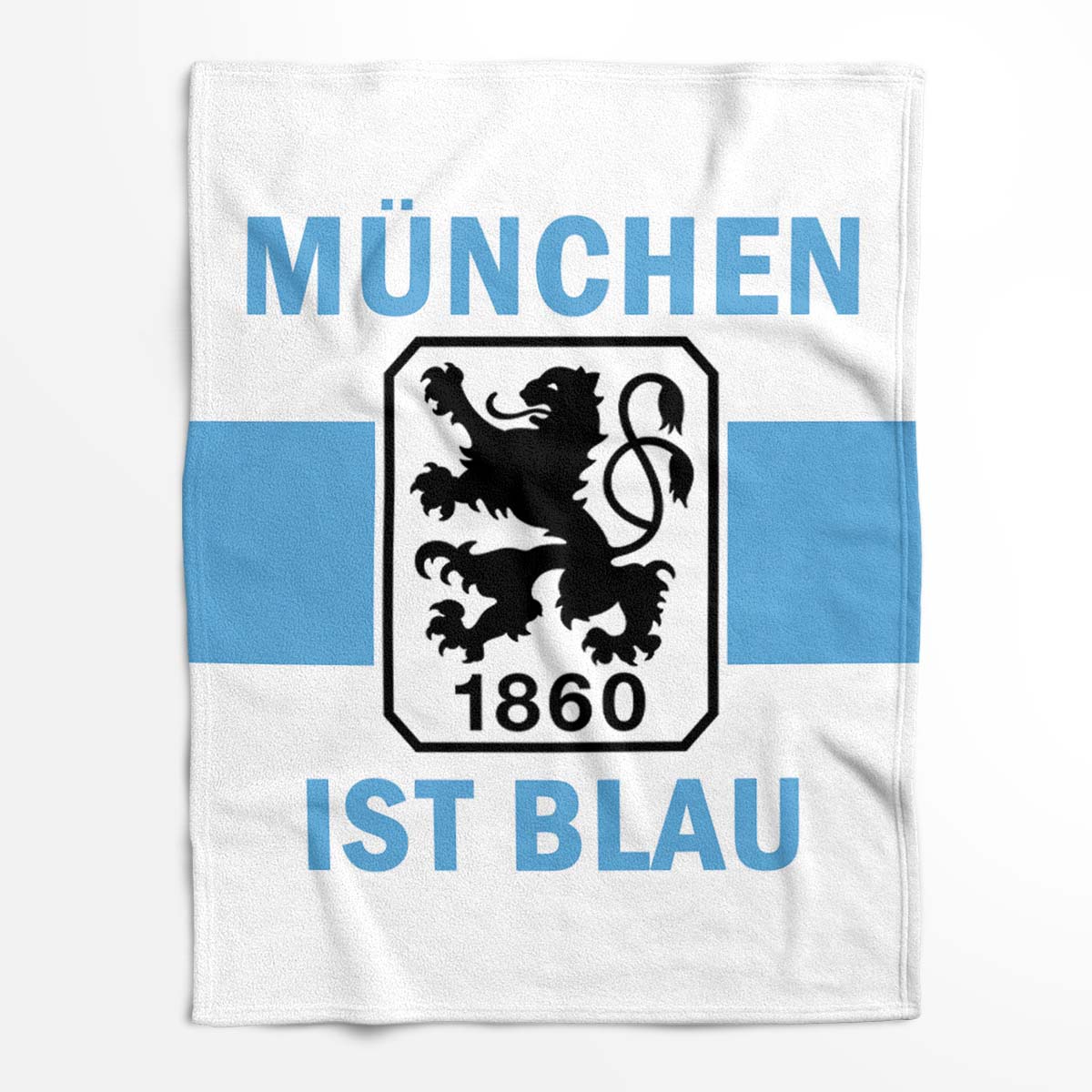 TSV 1860 München München ist blau Fleecedecke - Decke – Bild 2