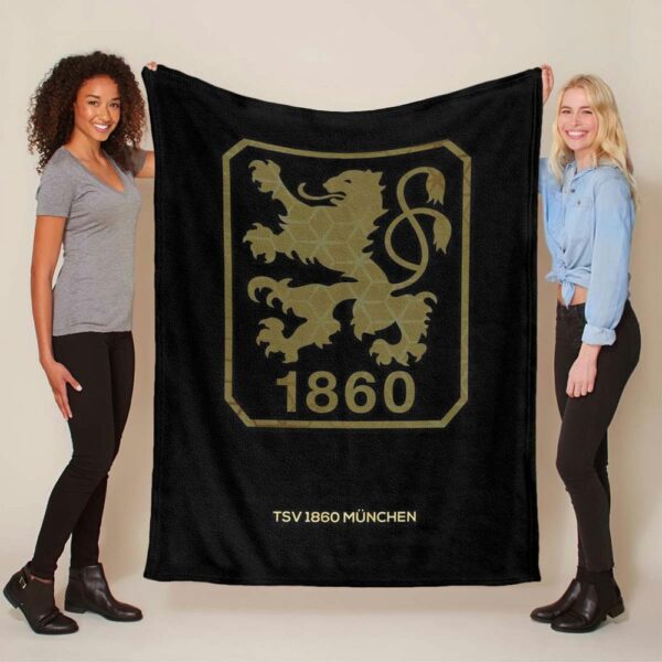 TSV 1860 München golden Fleecedecke - Decke