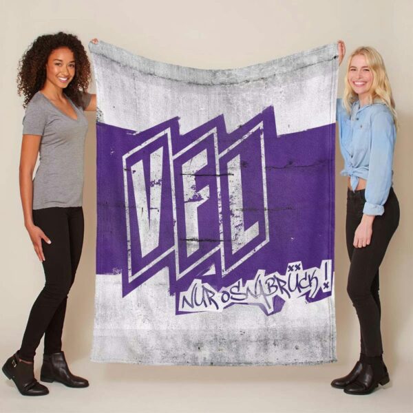 VFL Osnabrück violetter Hintergrund Stil 03 Fleecedecke - Decke