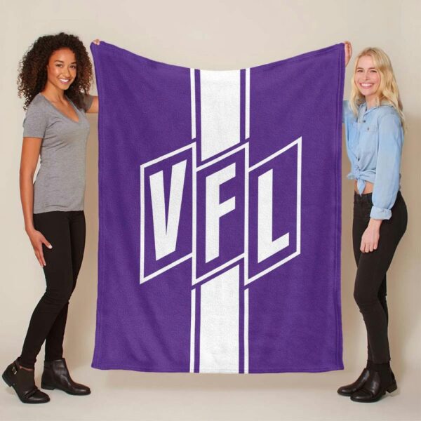 VFL Osnabrück violetter Hintergrund Stil 05 Fleecedecke - Decke