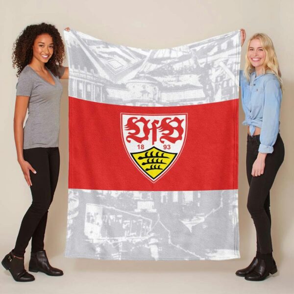 VfB Stuttgart Fußball-Club 01 Fleecedecke - Decke