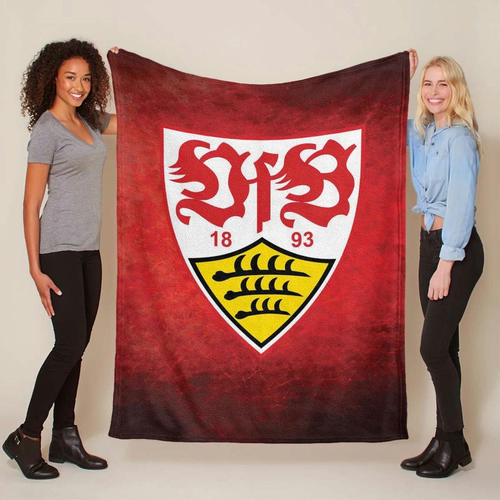 VfB Stuttgart Fußball-Club 17 Fleecedecke - Decke