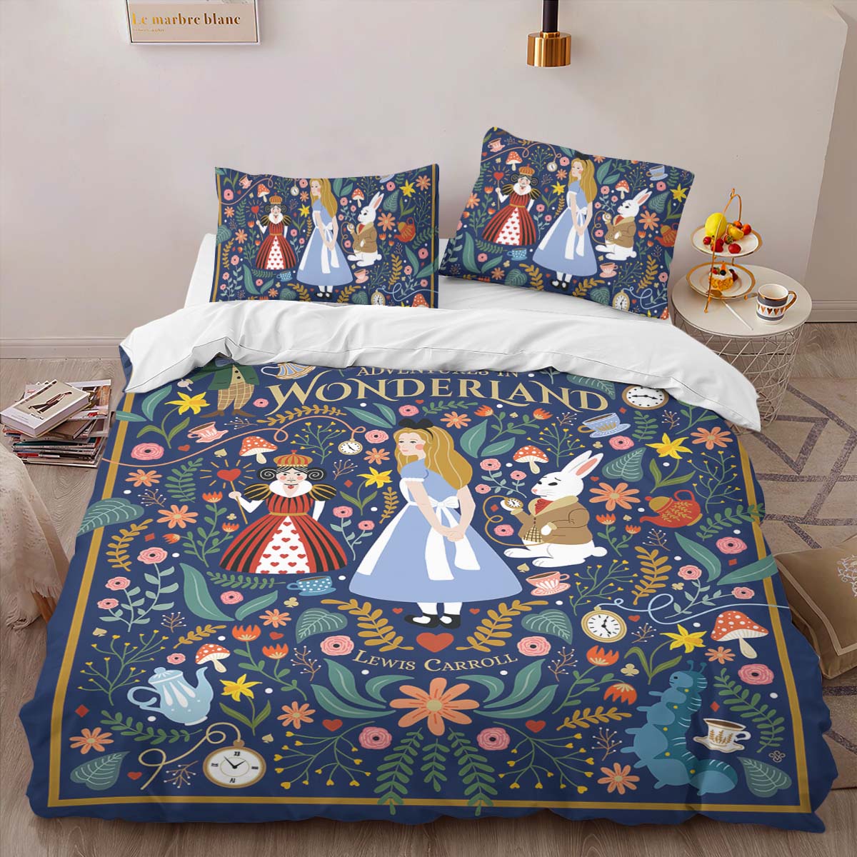 Alice im Wunderland 20 Kinderbettwäsche – Bettwäsche – Bild 2