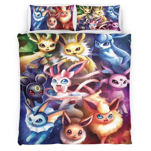 Alle Evoli Entwicklungen Pokemon 1002 Kinderbettwäsche – Bettwäsche