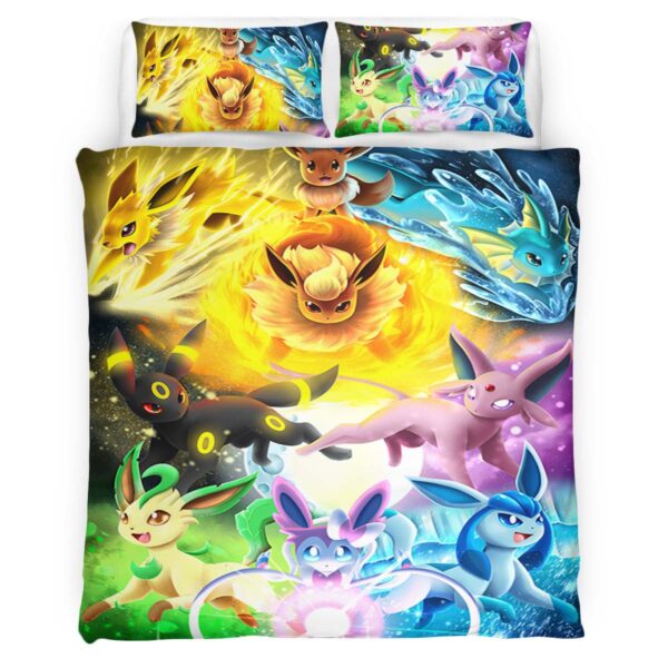Alle Evoli Entwicklungen Pokemon 1004 Kinderbettwäsche – Bettwäsche