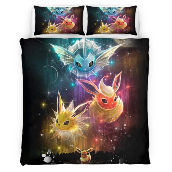 Alle Evoli Entwicklungen Pokemon 1005 Kinderbettwäsche – Bettwäsche