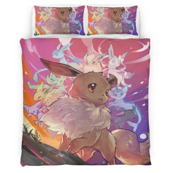 Alle Evoli Entwicklungen Pokemon 1008 Kinderbettwäsche – Bettwäsche