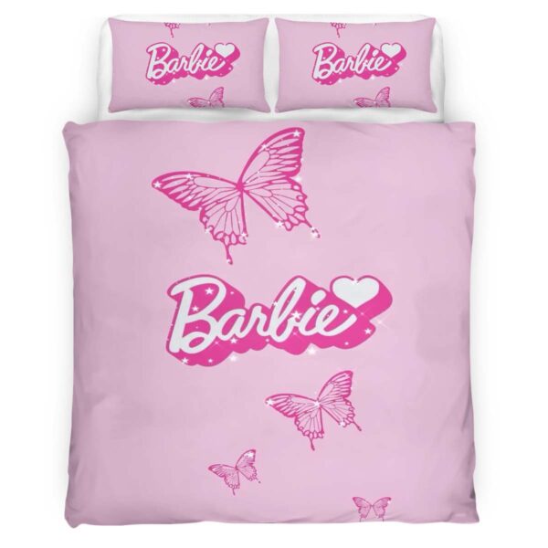 Barbie Logo 02 Kinderbettwäsche – Bettwäsche