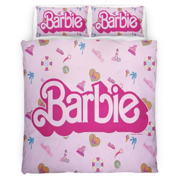 Barbie Logo Kinderbettwäsche – Bettwäsche