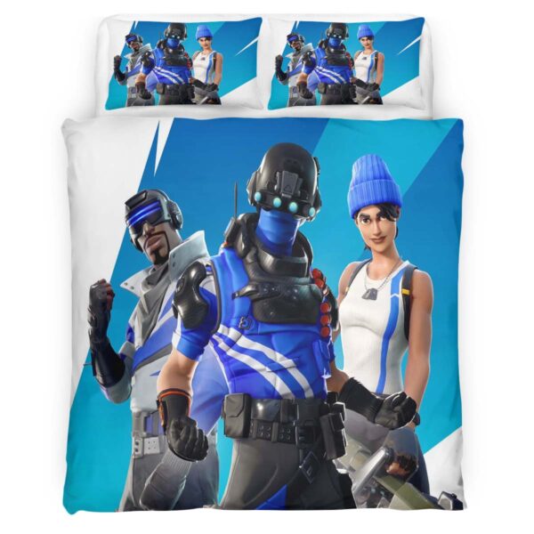 Blue Team Leader Skin Fortnite 5 Kinderbettwäsche – Bettwäsche