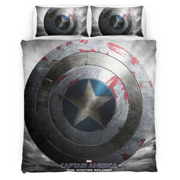 Captain America Schild 2 Kinderbettwäsche – Bettwäsche