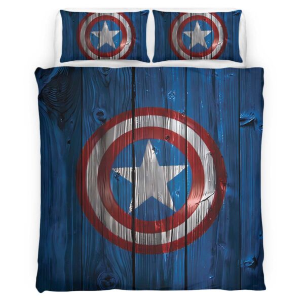 Captain America Schild 3 Kinderbettwäsche – Bettwäsche