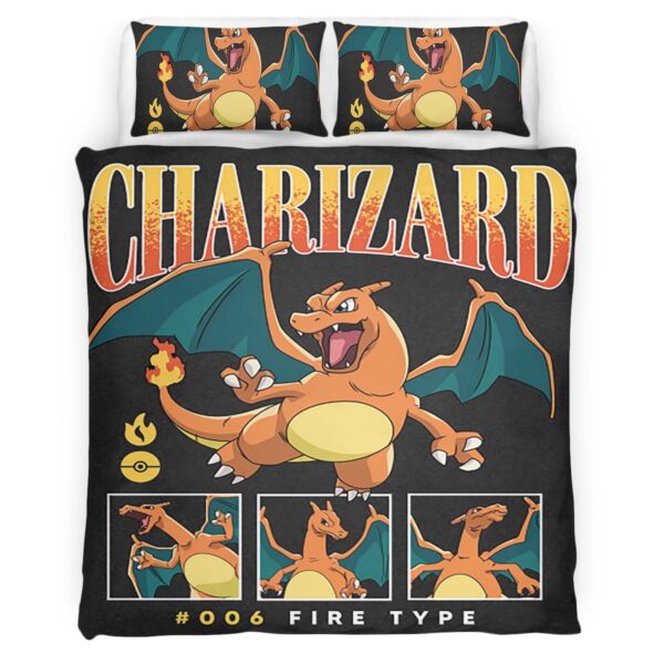 Glurak Pokemon 11 Kinderbettwäsche – Bettwäsche