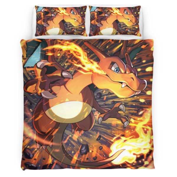 Glurak Pokemon 3 Kinderbettwäsche – Bettwäsche