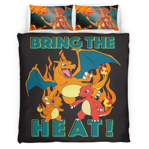 Glumanda Glutexo Glurak Feuer Pokemon 5 Kinderbettwäsche – Bettwäsche