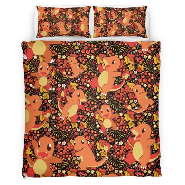 Glumanda Feuer Pokemon Kinderbettwäsche – Bettwäsche