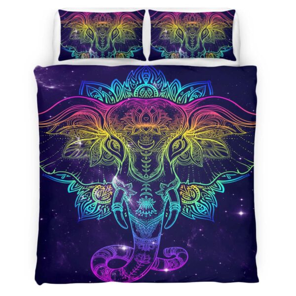 Bunter Elefant Stil 02 Kinderbettwäsche – Bettwäsche