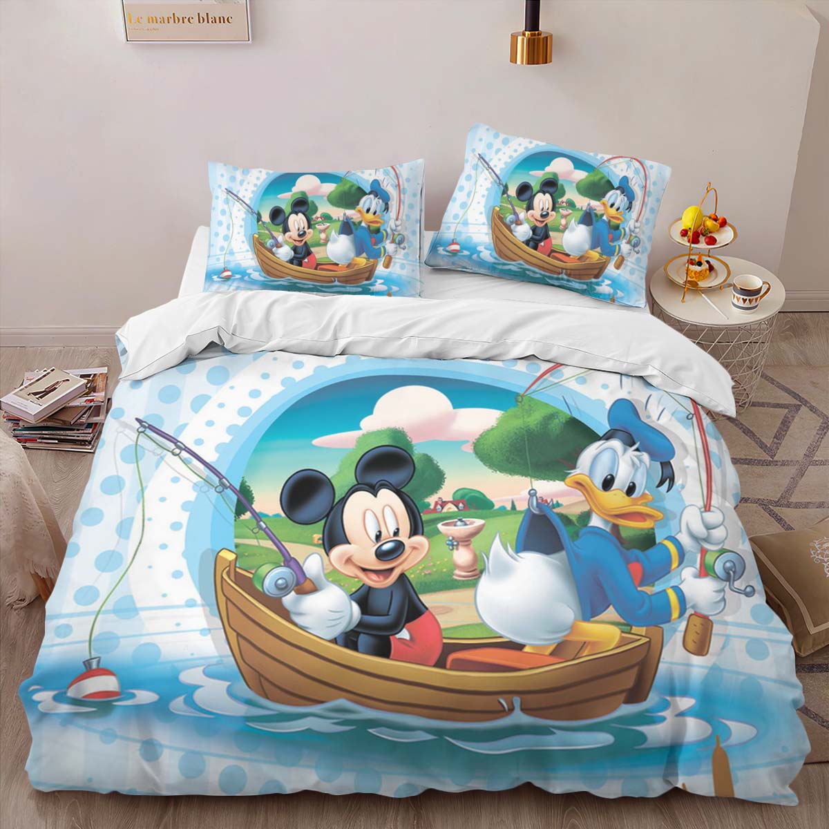 Disney Donald Duck und Micky Maus Kinderbettwäsche – Bettwäsche – Bild 2