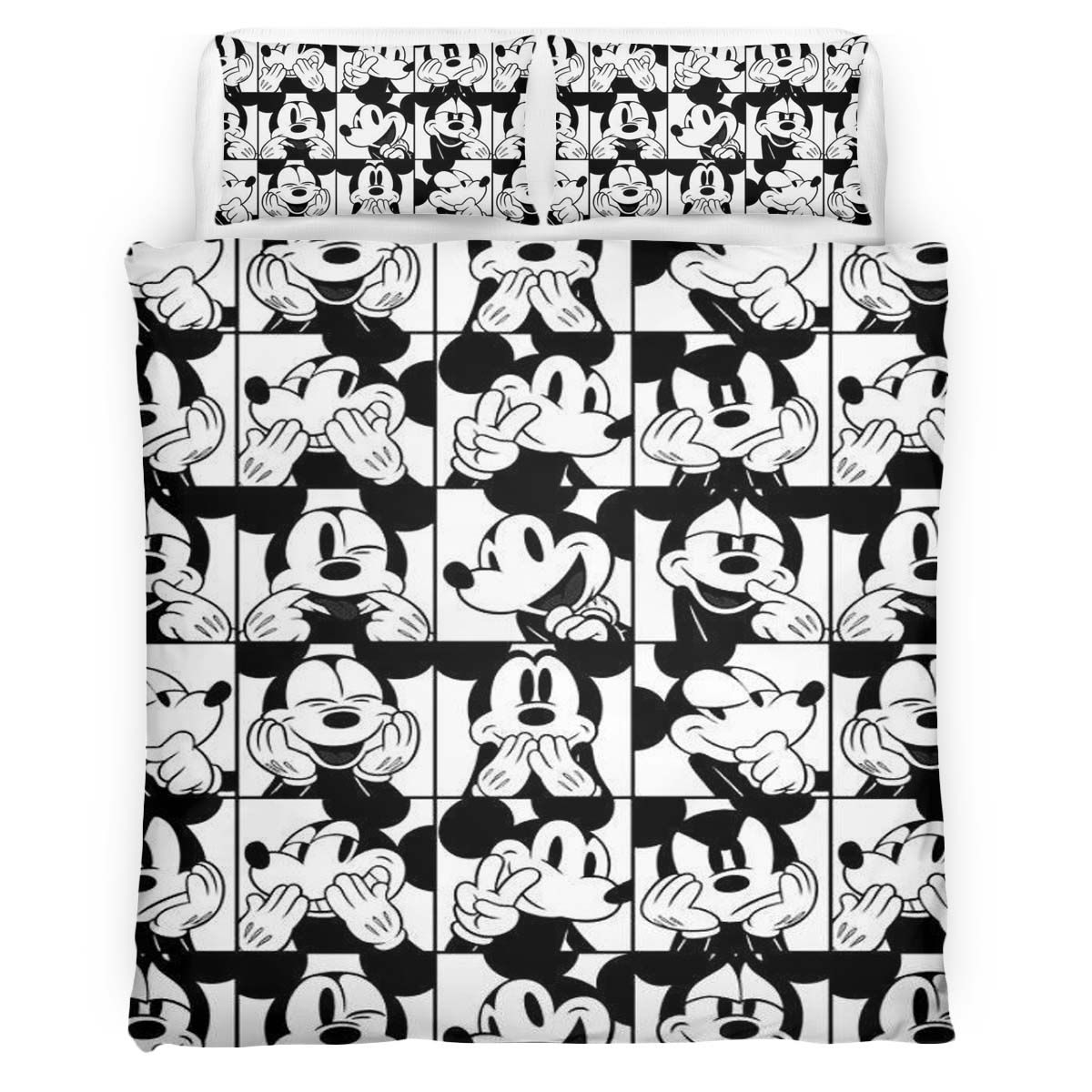 Disney Micky Maus Gesicht 39 Kinderbettwäsche – Bettwäsche