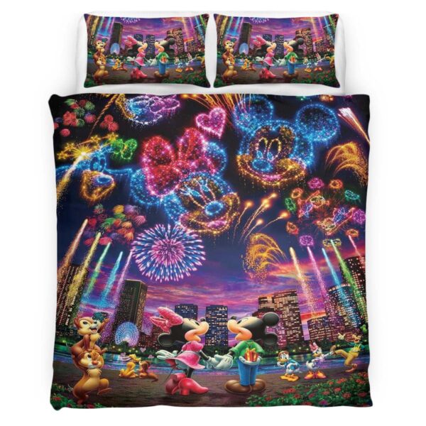 Disney Micky Maus und Minnie Maus 2 Kinderbettwäsche – Bettwäsche