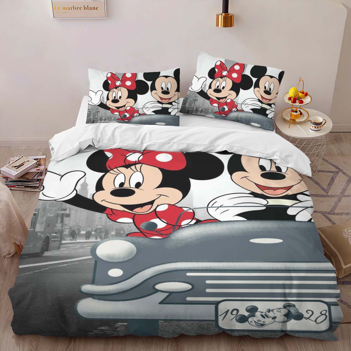 Disney Micky Maus und Minnie Maus in London Kinderbettwäsche – Bettwäsche – Bild 2